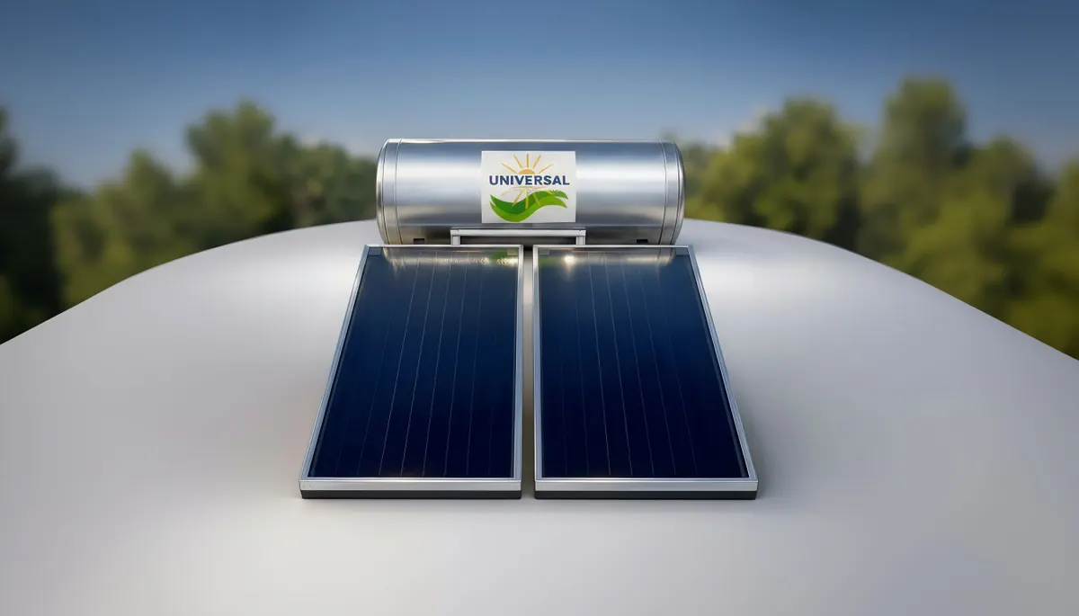 Calentador solar Universal Solar con dos colectores